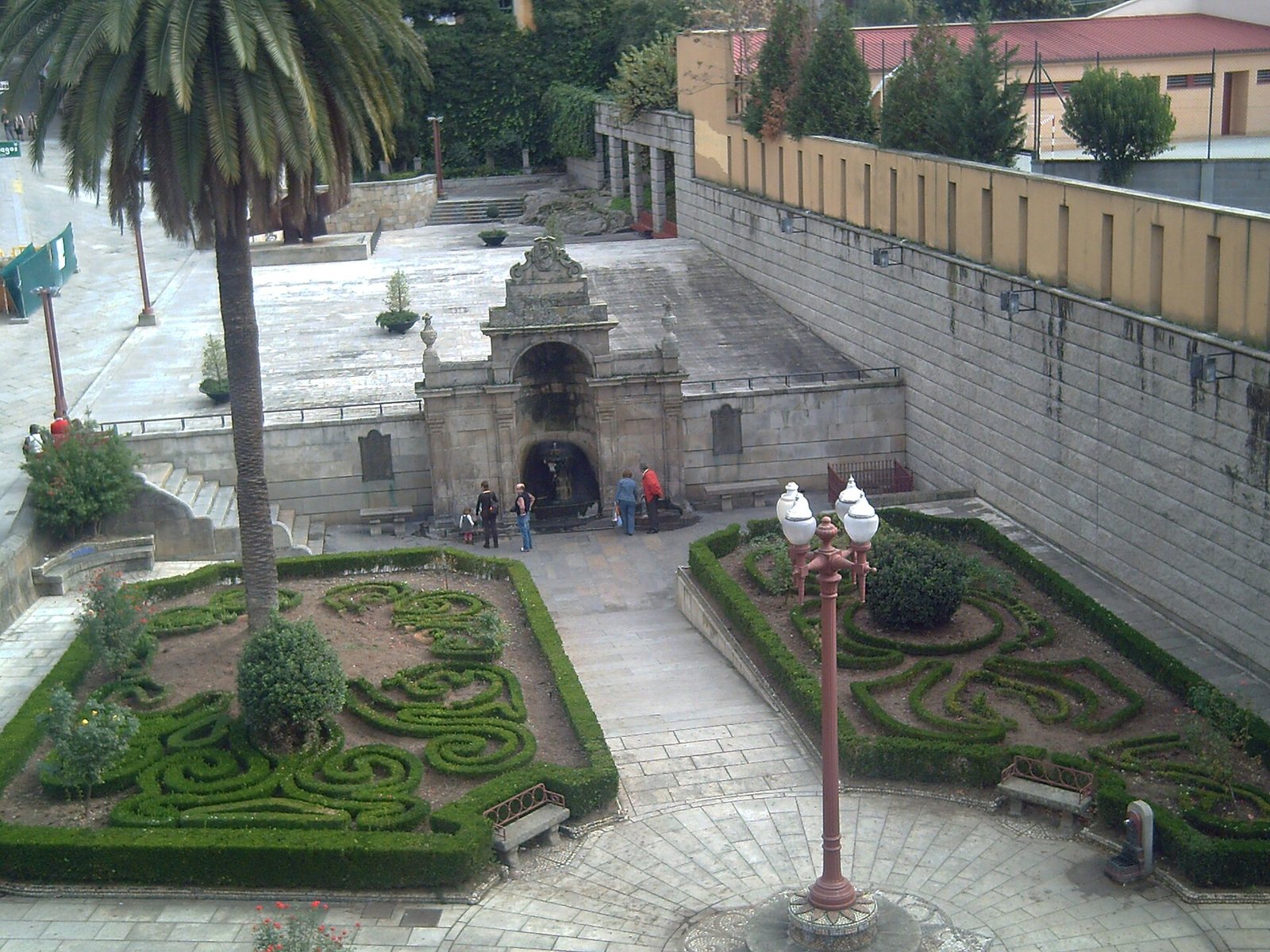 Jardines y fuentes termales de As Burgas, en Ourense